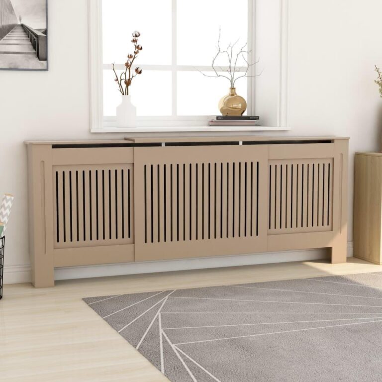 Radiatorskjuler 205 cm MDF træ look