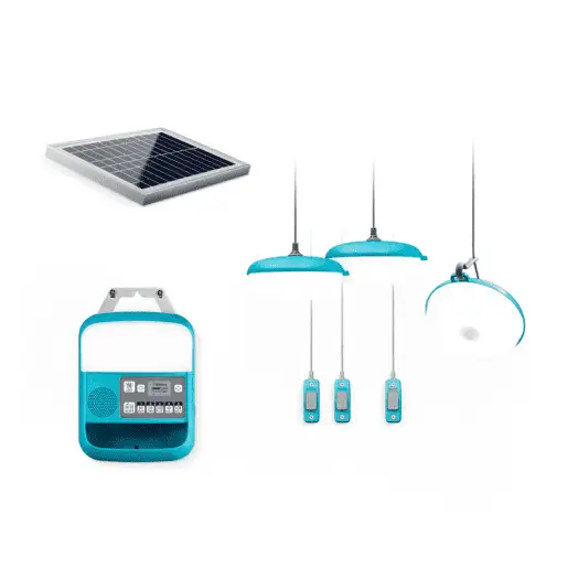 Sollys opladning og radio Solar Home 620 Biolite solcelle radio med batteri