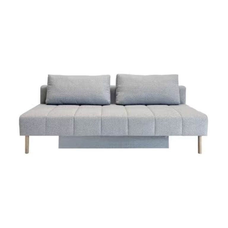 Homie sovesofa med opbevaring 3 personer Madeira lys grå